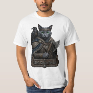 Russisch Blau Edle Odins Katze T-Shirt