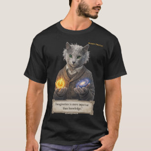 Russisch Blau Einstein Katze - Imagination T-Shirt