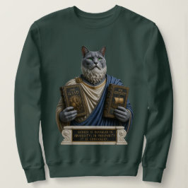 Russisch Blau Homer Katze Sweatshirt