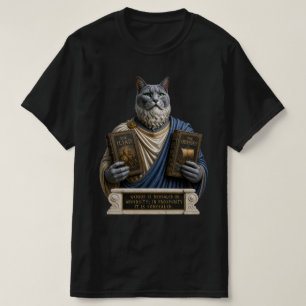 Russisch Blau Homer Katze T-Shirt