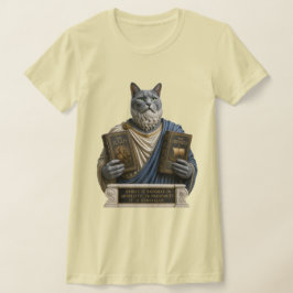 Russisch Blau Homer Katze T-Shirt