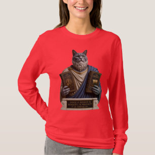 Russisch Blau Homer Katze T-Shirt