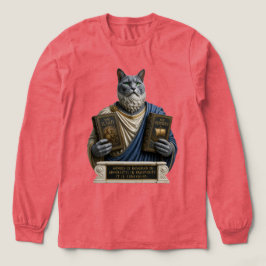 Russisch Blau Homer Katze Tri-Blend Shirt