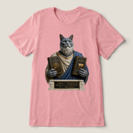 Russisch Blau Homer Katze Tri-Blend Shirt