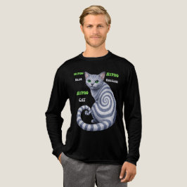 Russisch Blau Hypno-Katze Tri-Blend Shirt