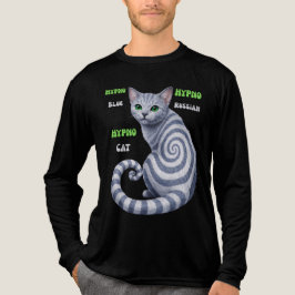 Russisch Blau Hypno-Katze Tri-Blend Shirt