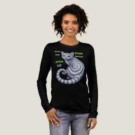 Russisch Blau Hypno-Katze Tri-Blend Shirt