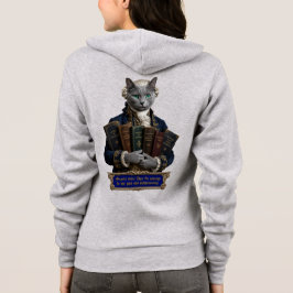 Russisch Blau Immanuel Kant Katze Hoodie