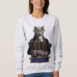 Russisch Blau Immanuel Kant Katze Sweatshirt