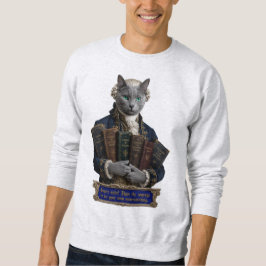 Russisch Blau Immanuel Kant Katze Sweatshirt