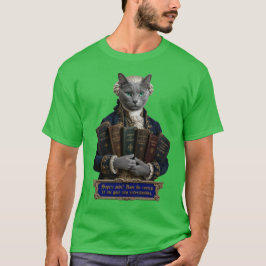 Russisch Blau Immanuel Kant Katze T-Shirt