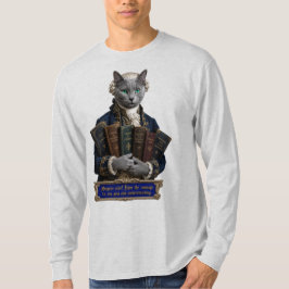 Russisch Blau Immanuel Kant Katze T-Shirt