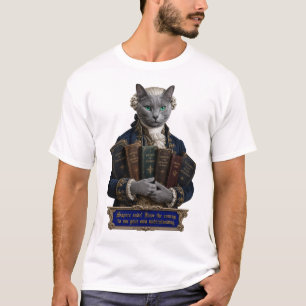 Russisch Blau Immanuel Kant Katze T-Shirt