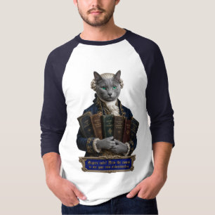 Russisch Blau Immanuel Kant Katze T-Shirt