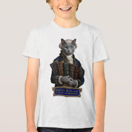 Russisch Blau Immanuel Kant Katze Tri-Blend Shirt