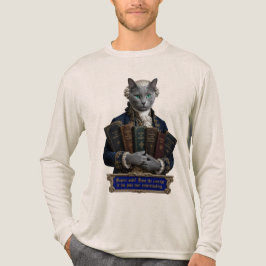 Russisch Blau Immanuel Kant Katze Tri-Blend Shirt