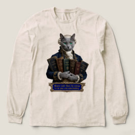 Russisch Blau Immanuel Kant Katze Tri-Blend Shirt