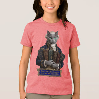 Russisch Blau Immanuel Kant Katze Tri-Blend Shirt