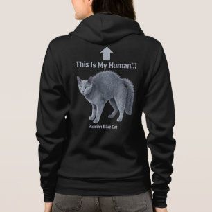 Russisch Blau Katze – Das ist mein Mensch Hoodie