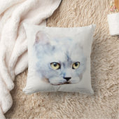 Russisch Blau Katze Kissen (Decke)