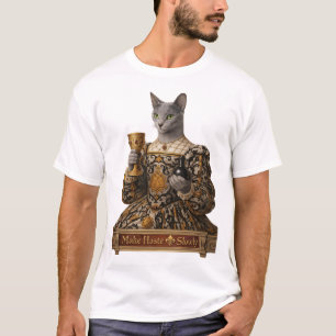 Russisch Blau Lucrezia de Médici Katze T-Shirt