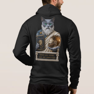 Russisch Blau Plato Katze Hoodie