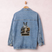 Russisch Blau Plato Katze Jeansjacke (Hangar)