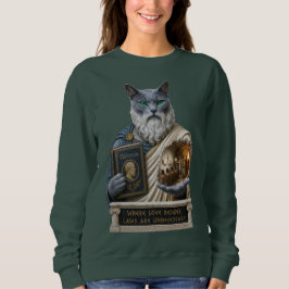 Russisch Blau Plato Katze Sweatshirt
