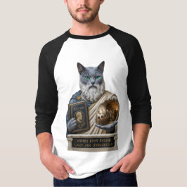 Russisch Blau Plato Katze T-Shirt
