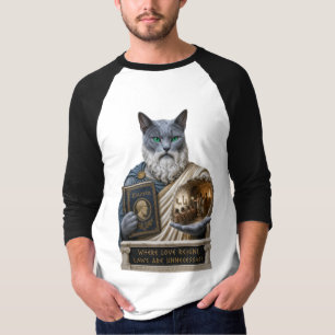 Russisch Blau Plato Katze T-Shirt