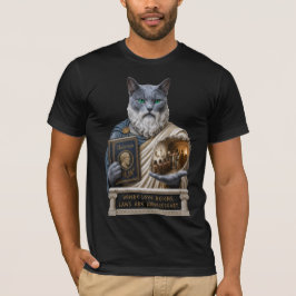 Russisch Blau Plato Katze T-Shirt