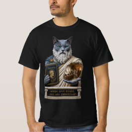 Russisch Blau Plato Katze T-Shirt