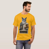 Russisch Blau Plato Katze T-Shirt (Vorne ganz)