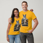 Russisch Blau Plato Katze T-Shirt (Unisex)
