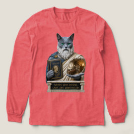 Russisch Blau Plato Katze Tri-Blend Shirt