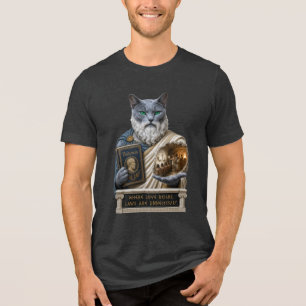 Russisch Blau Plato Katze Tri-Blend Shirt