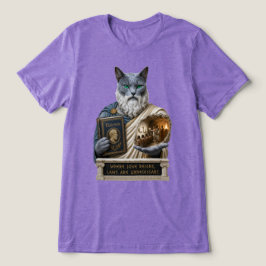 Russisch Blau Plato Katze Tri-Blend Shirt