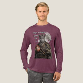 Russisch Blau Samurai Katze Tri-Blend Shirt