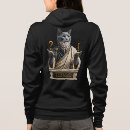 Russisch Blau Socrates Katze Hoodie
