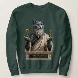 Russisch Blau Socrates Katze Sweatshirt