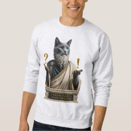 Russisch Blau Socrates Katze Sweatshirt