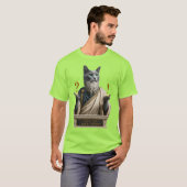 Russisch Blau Socrates Katze T-Shirt (Vorne ganz)