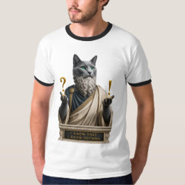 Russisch Blau Socrates Katze T-Shirt