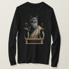 Russisch Blau Socrates Katze T-Shirt