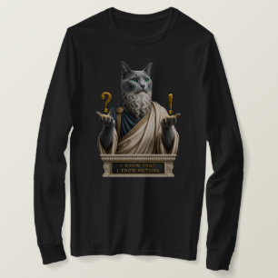 Russisch Blau Socrates Katze T-Shirt