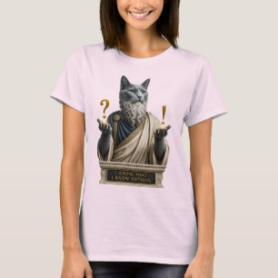 Russisch Blau Socrates Katze T-Shirt