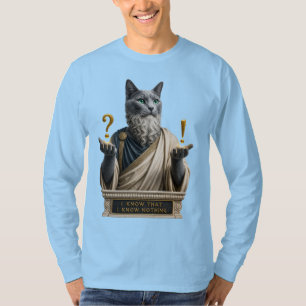 Russisch Blau Socrates Katze T-Shirt