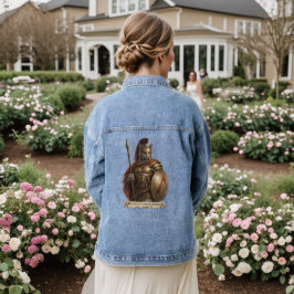 Russisch Blau Spartaner Katze Jeansjacke