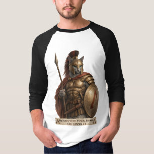 Russisch Blau Spartaner Katze T-Shirt
