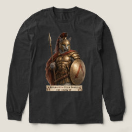 Russisch Blau Spartaner Katze Tri-Blend Shirt